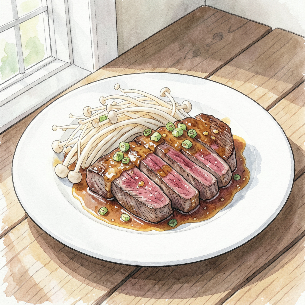 Beef and Enoki Mushroom Recipe: Umami-Rich Stir-Fry in Minutes - BBQ ...