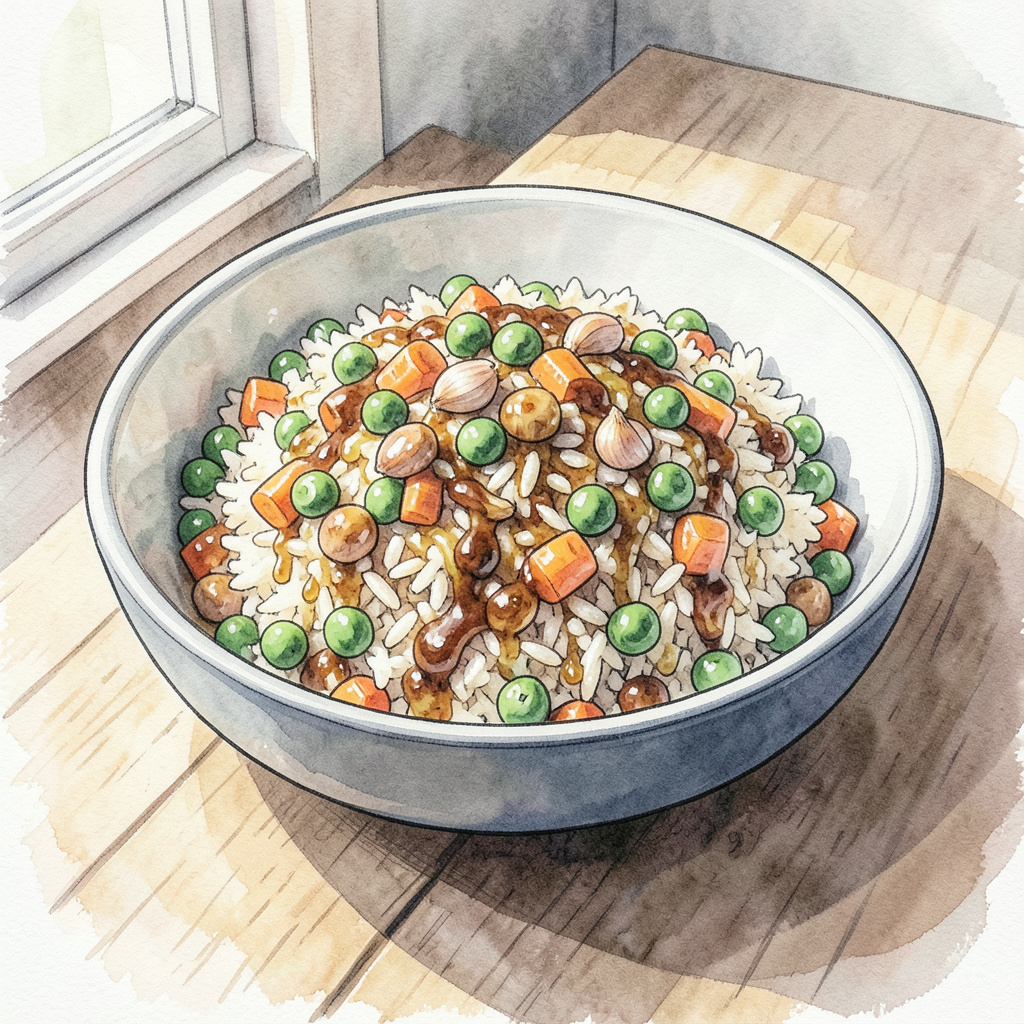 Fried Rice Recipe No Egg: Quick and Easy Chinese-Style Delight - BBQ ...