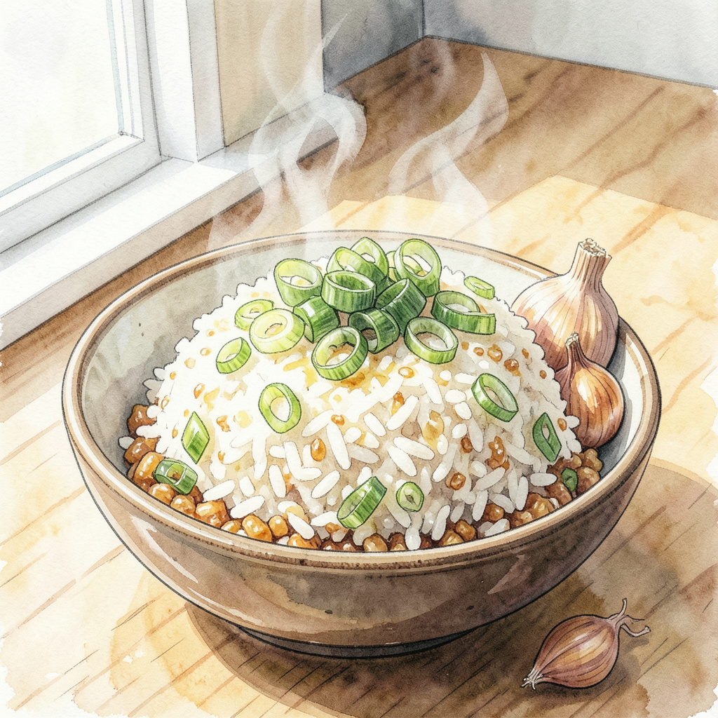 Scallion Rice Recipe: Flavorful Side Dish in Minutes - BBQ Grill Recipes