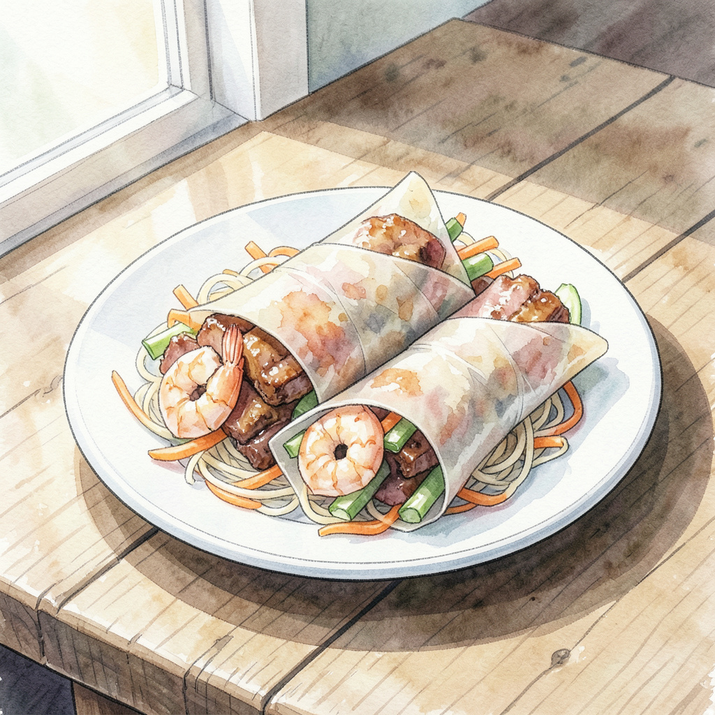 Spring Roll Wrap Graphics Spring Roll Wrap Recipe: Crispy Asian Delight in Minutes - BBQ Grill ...