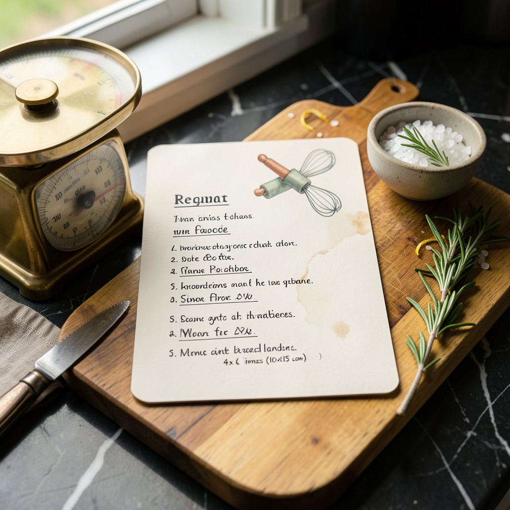 How Big Is a Recipe Card: Standard Sizes and Practical Uses - BBQ Grill ...