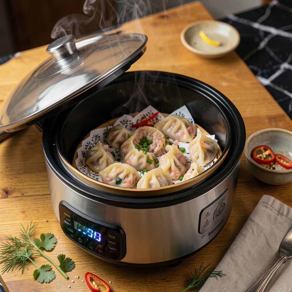 Steam Dumplings in Rice Cooker: Foolproof Hands-Off Perfection - BBQ ...