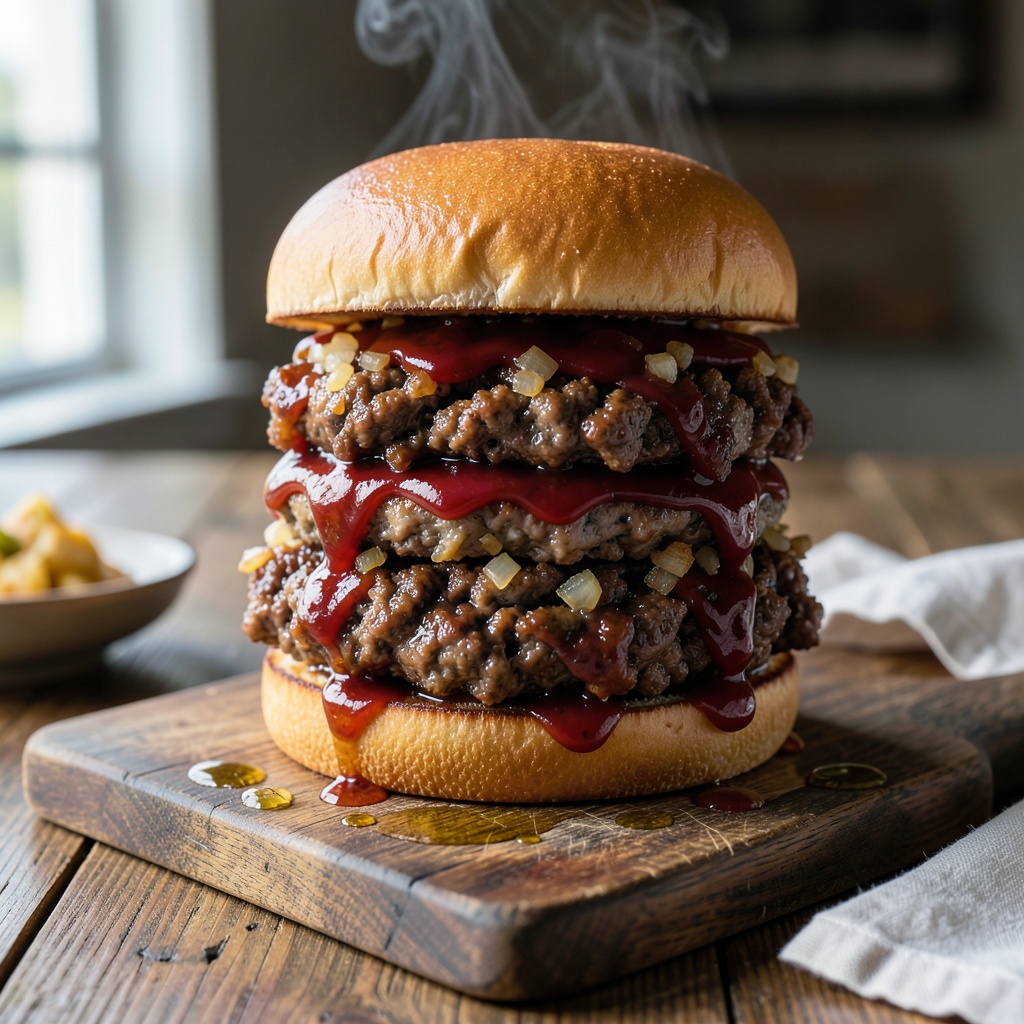 BBQ Ground Beef Sandwich Recipe: Messy, Saucy Goodness on a Bun - BBQ ...