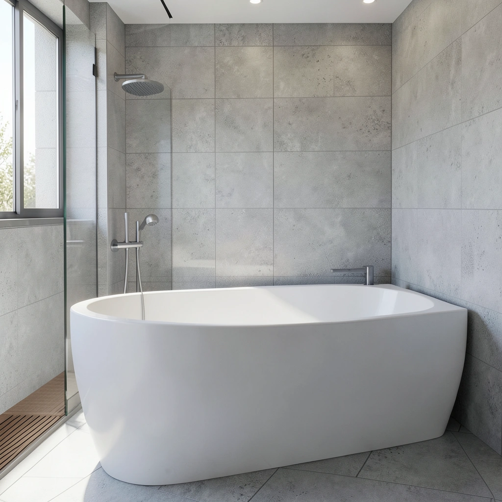 Tub-to-shower conversion