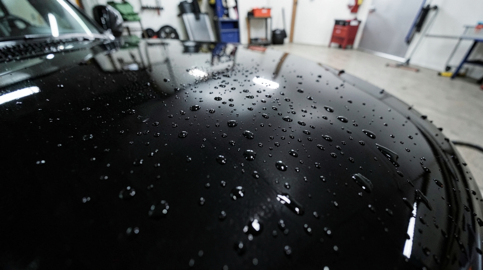 Ceramic Coating finish on a vehicle in Fargo