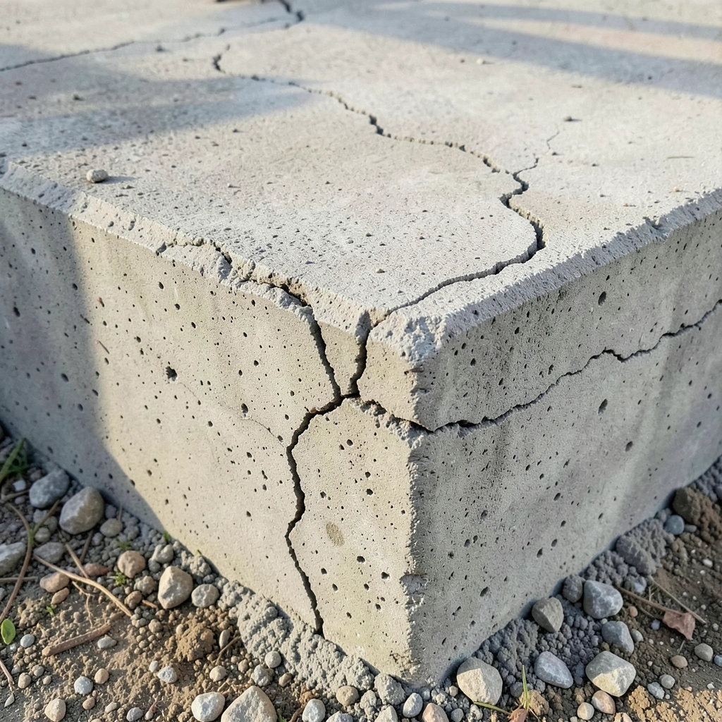 Crack injection + sealing