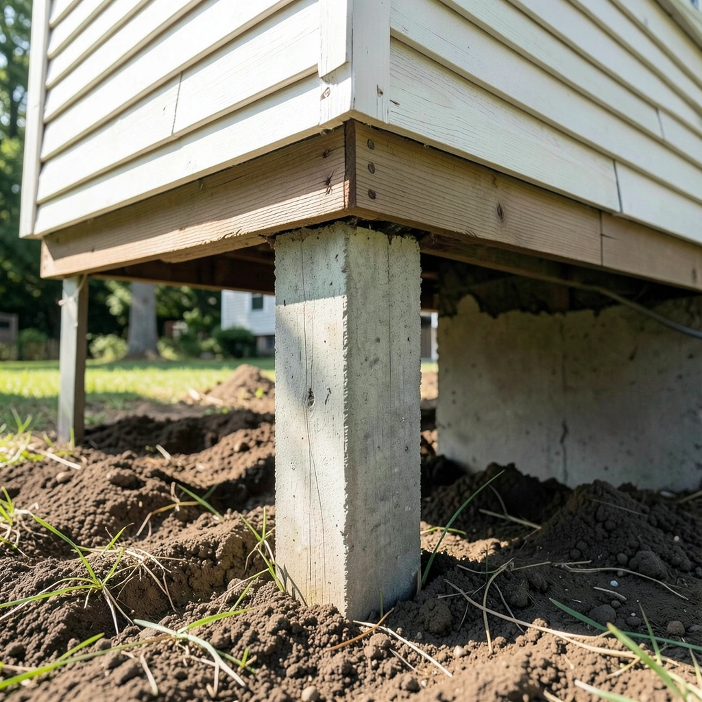 Settlement repair (piers)