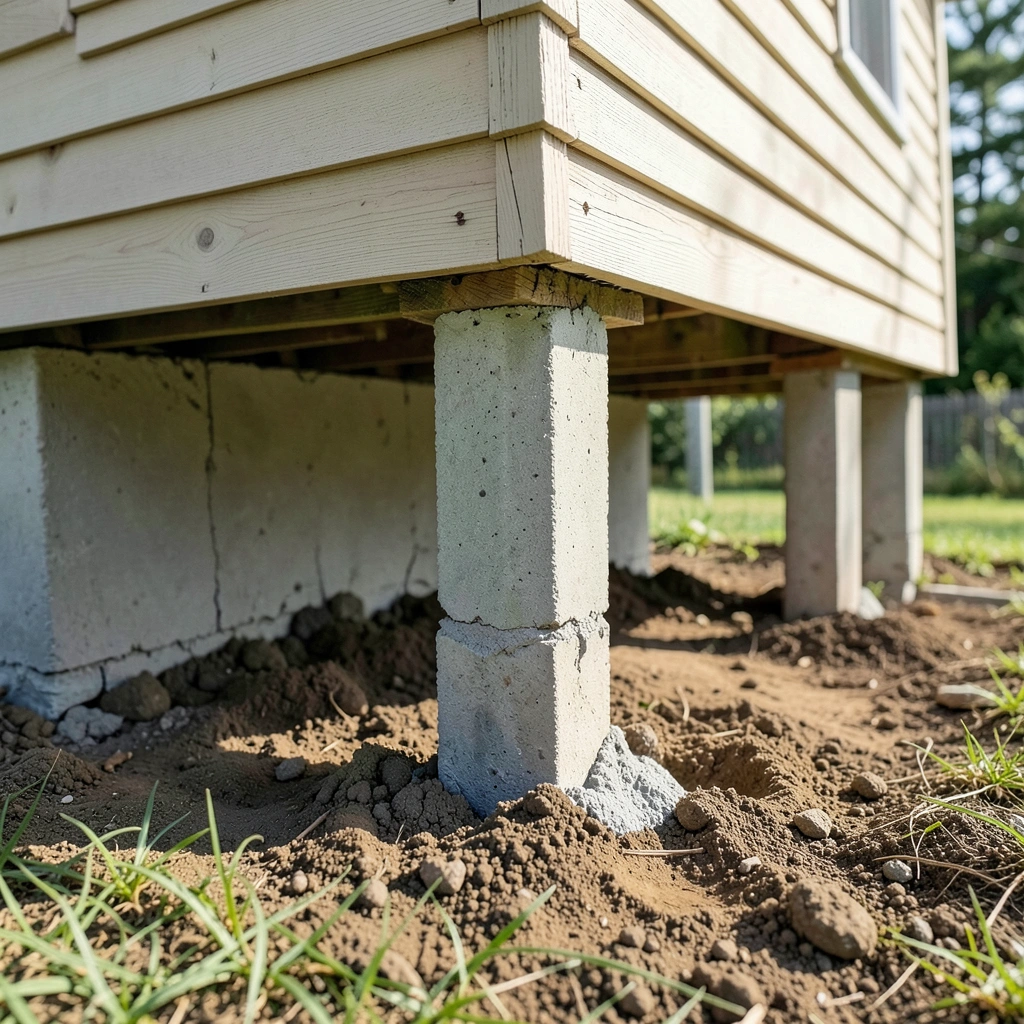 Settlement repair (piers)