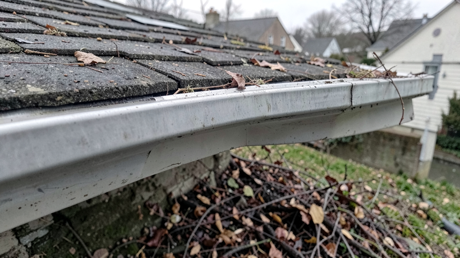 Storm Damage Gutter Cleanup in Brunswick, OH in Brunswick