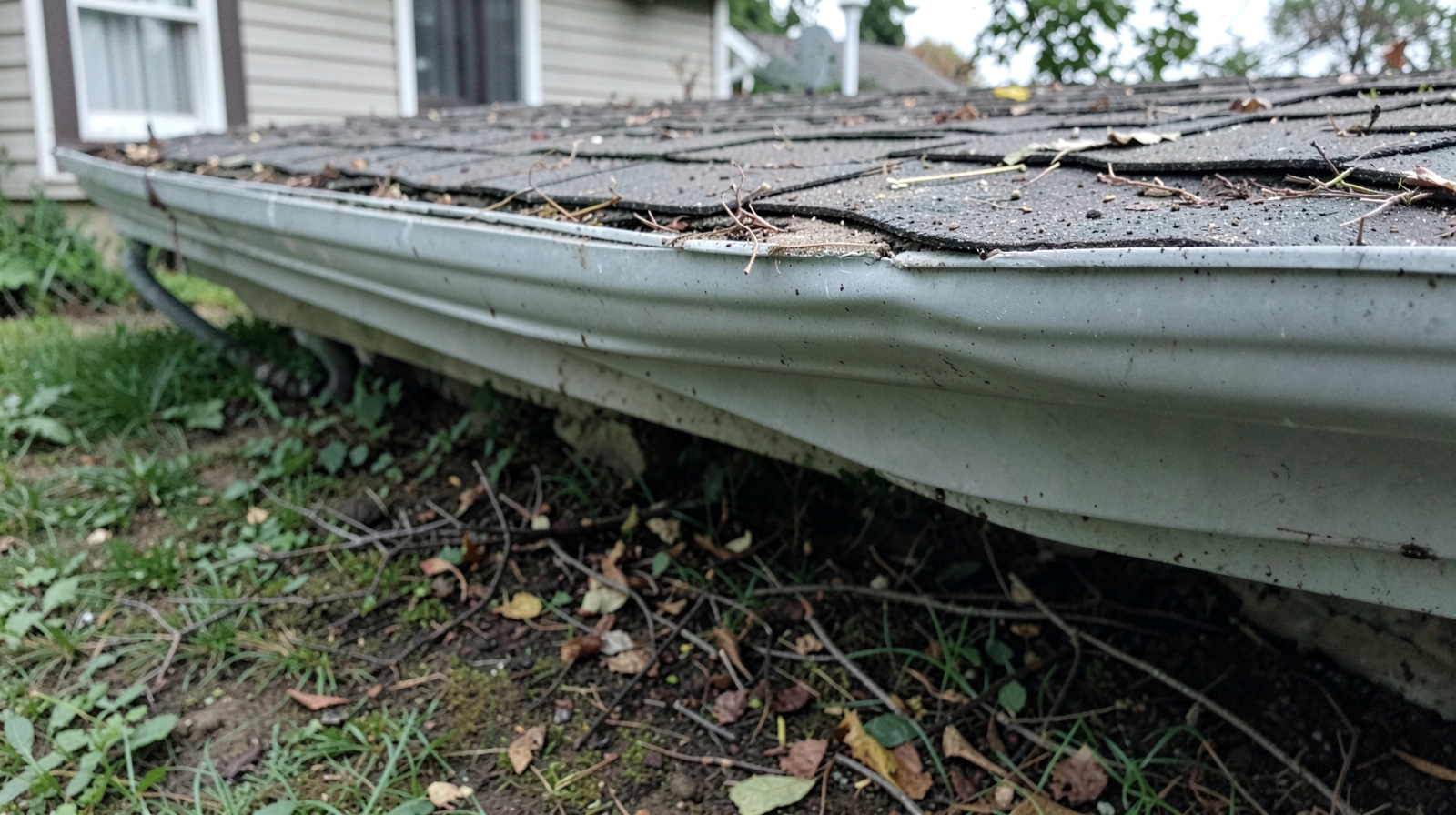 Storm Damage Gutter Cleanup in Johns Creek, GA in Johns Creek