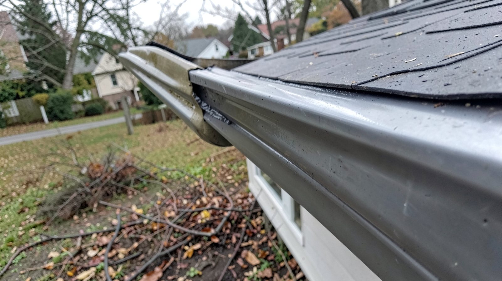 Storm Damage Gutter Cleanup in Noblesville, IN in Noblesville