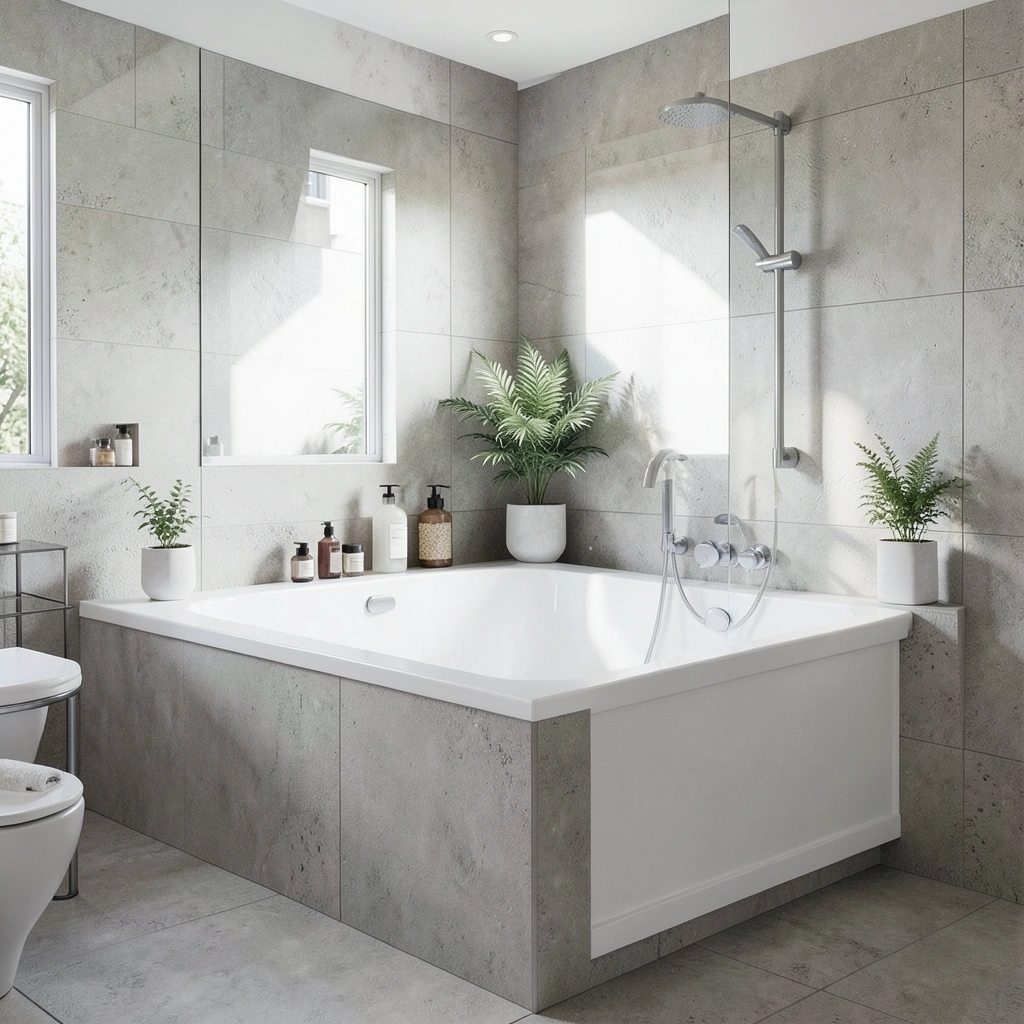 Tub-to-shower conversion