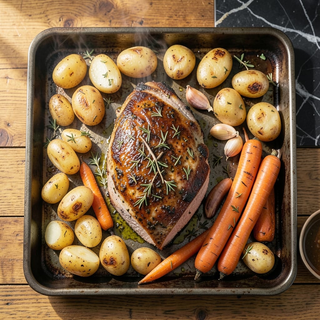 Pork Tenderloin Recipe Easy Sheet Pan Dinner: Juicy Herb-Crusted Perfection
