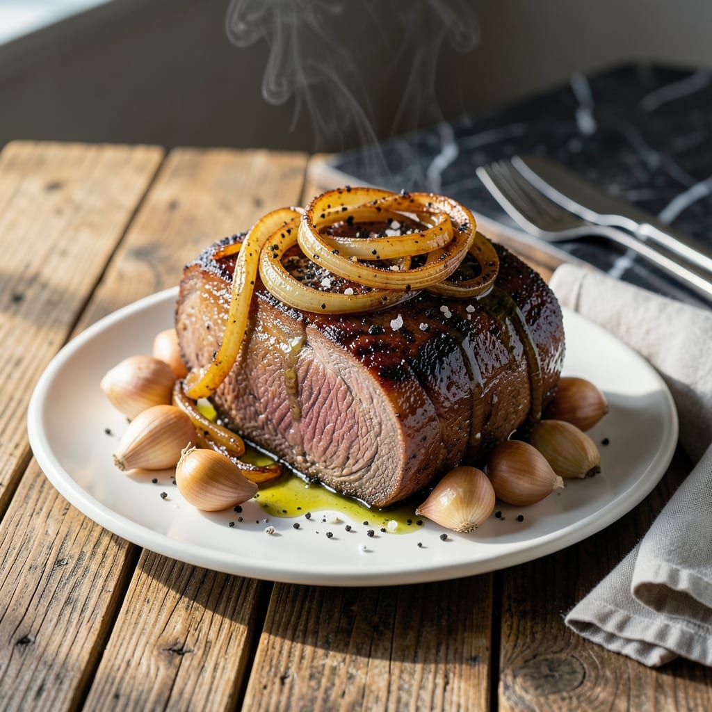 Round Top Round Roast Recipe Slow Cooker: Fork-Tender Beef With Herb ...